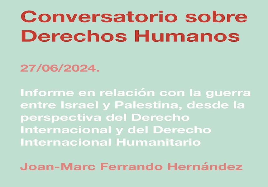 Conversatorio sobre derechos Humanos